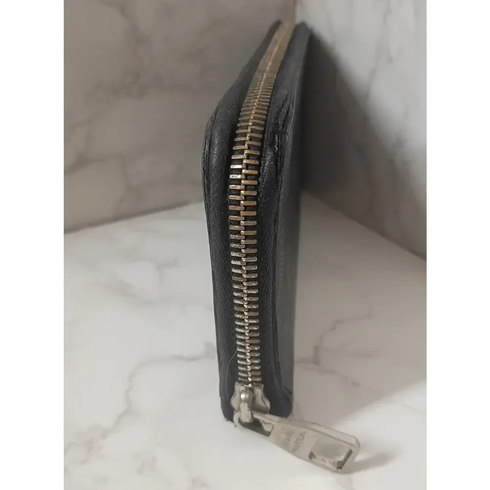 LOUIS VUITTON Damier Graphite Canvas Zip Around Wallet - GUC